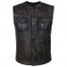 ARD CHAMPS™ Men's SOA Motorcycle Distressed Genuine Cowhide Leather Club Style Vest